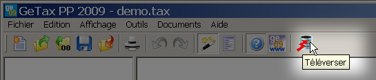 Barre d'outils getax 2009
