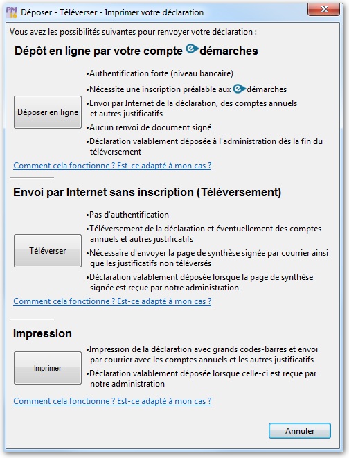 Deposer-Televerser-Imprimer
