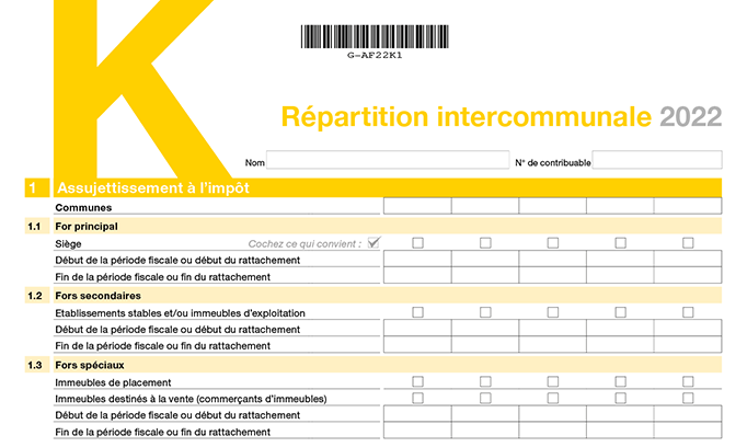 Annexe K - Répartition intercommunale - détails