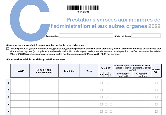 Annexe C - détails