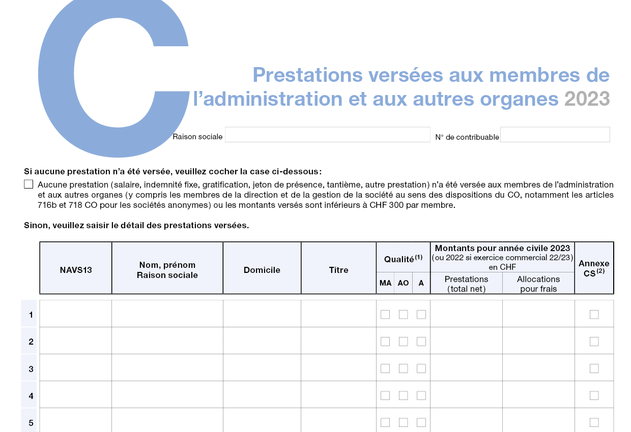 Annexe C - détails