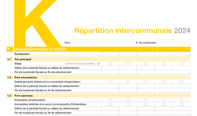 Annexe K - Répartition intercommunale - détails