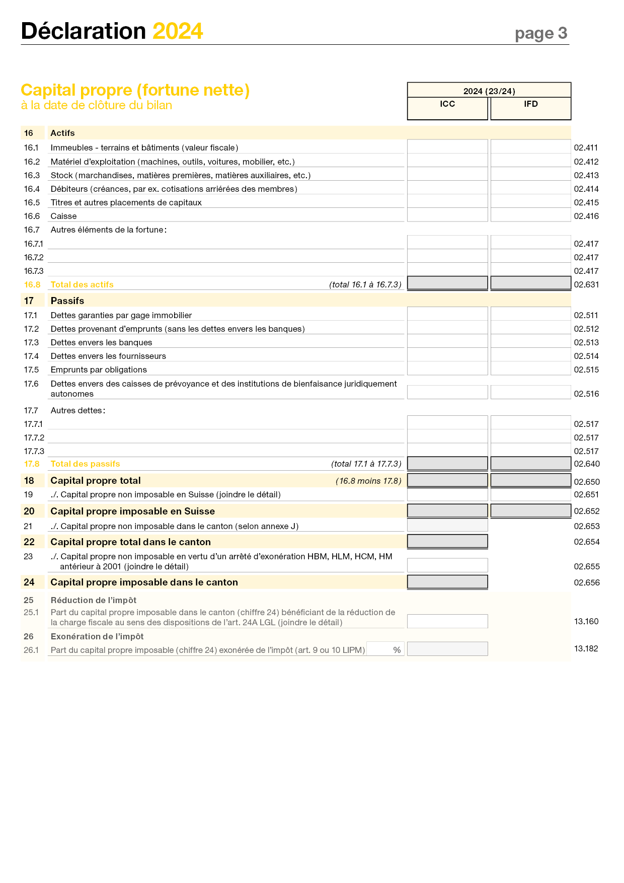 Page de garde 3 - Capital propre