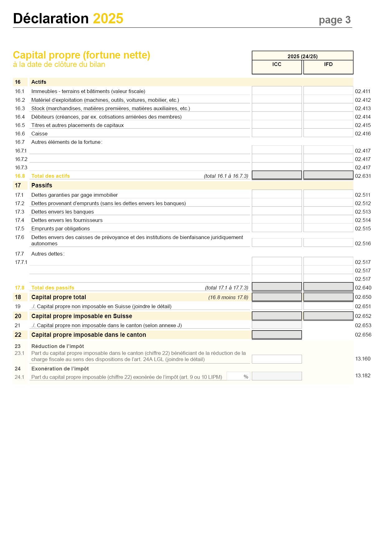 Page de garde 3 - Capital propre