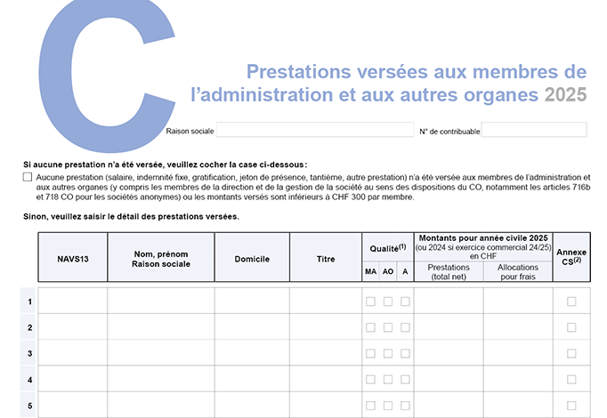 Annexe C - détails