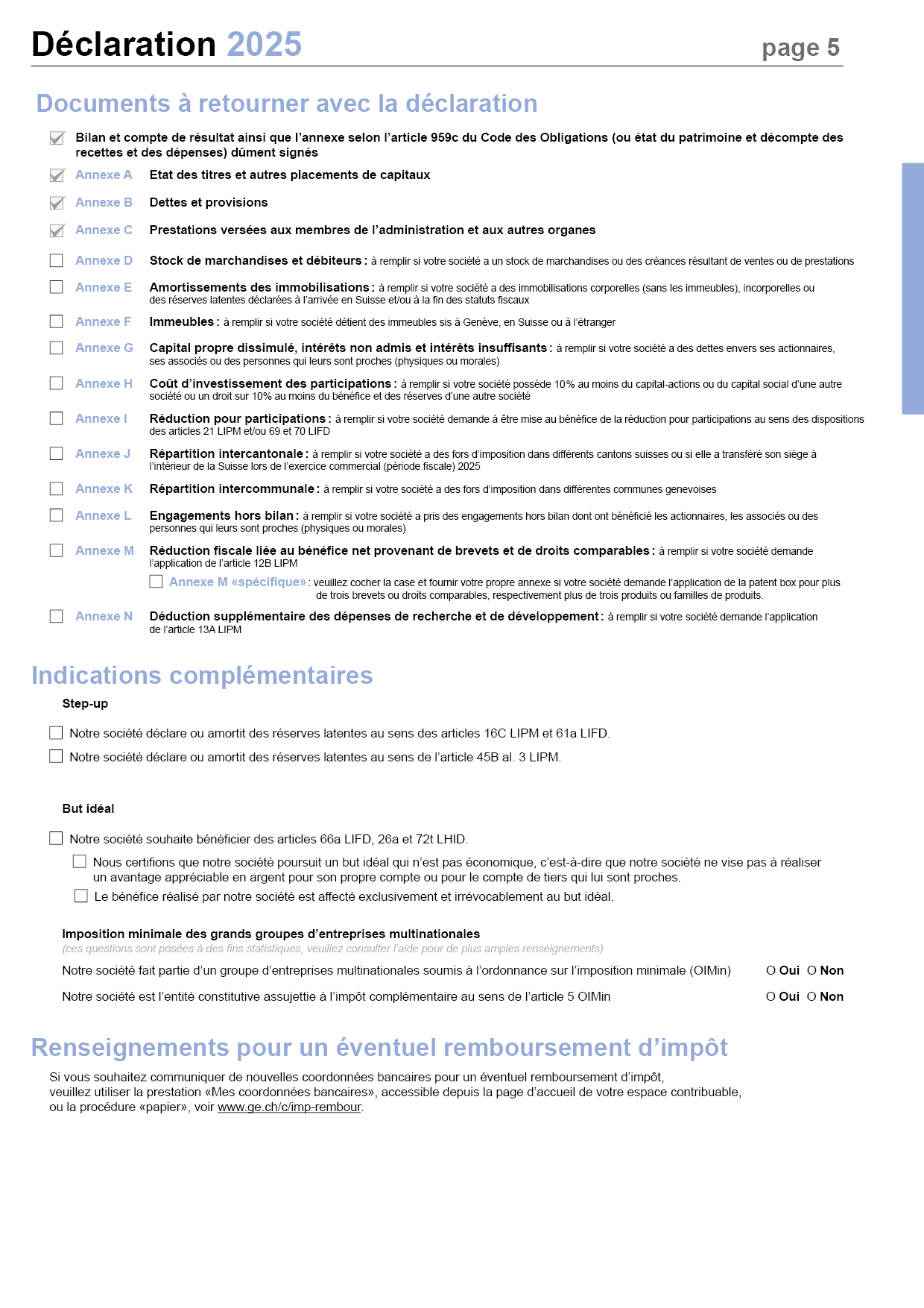 Pages de garde - Documents