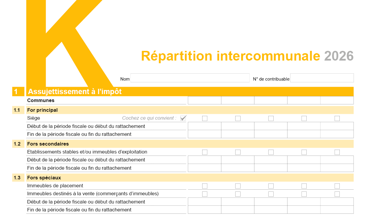 Annexe K - Répartition intercommunale - détails
