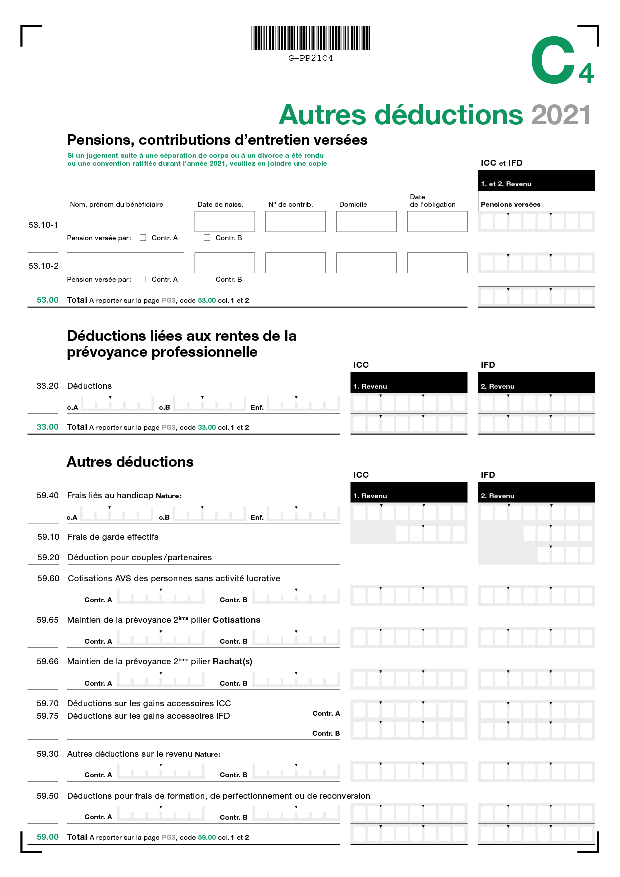 Autres revenus et fortune&nbsp; 4