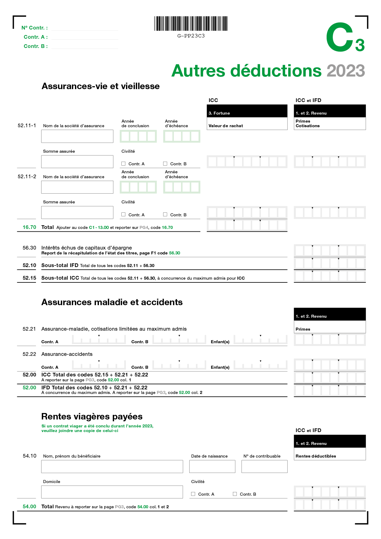 Autres revenus et fortune 3