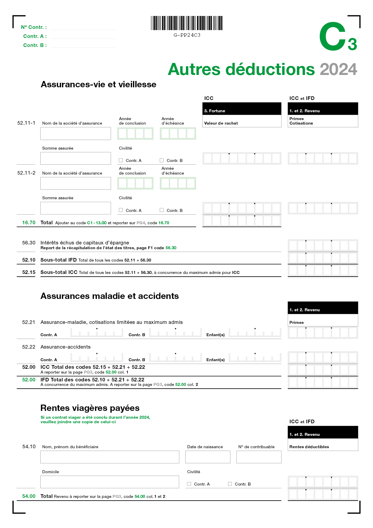 Autres revenus et fortune 3
