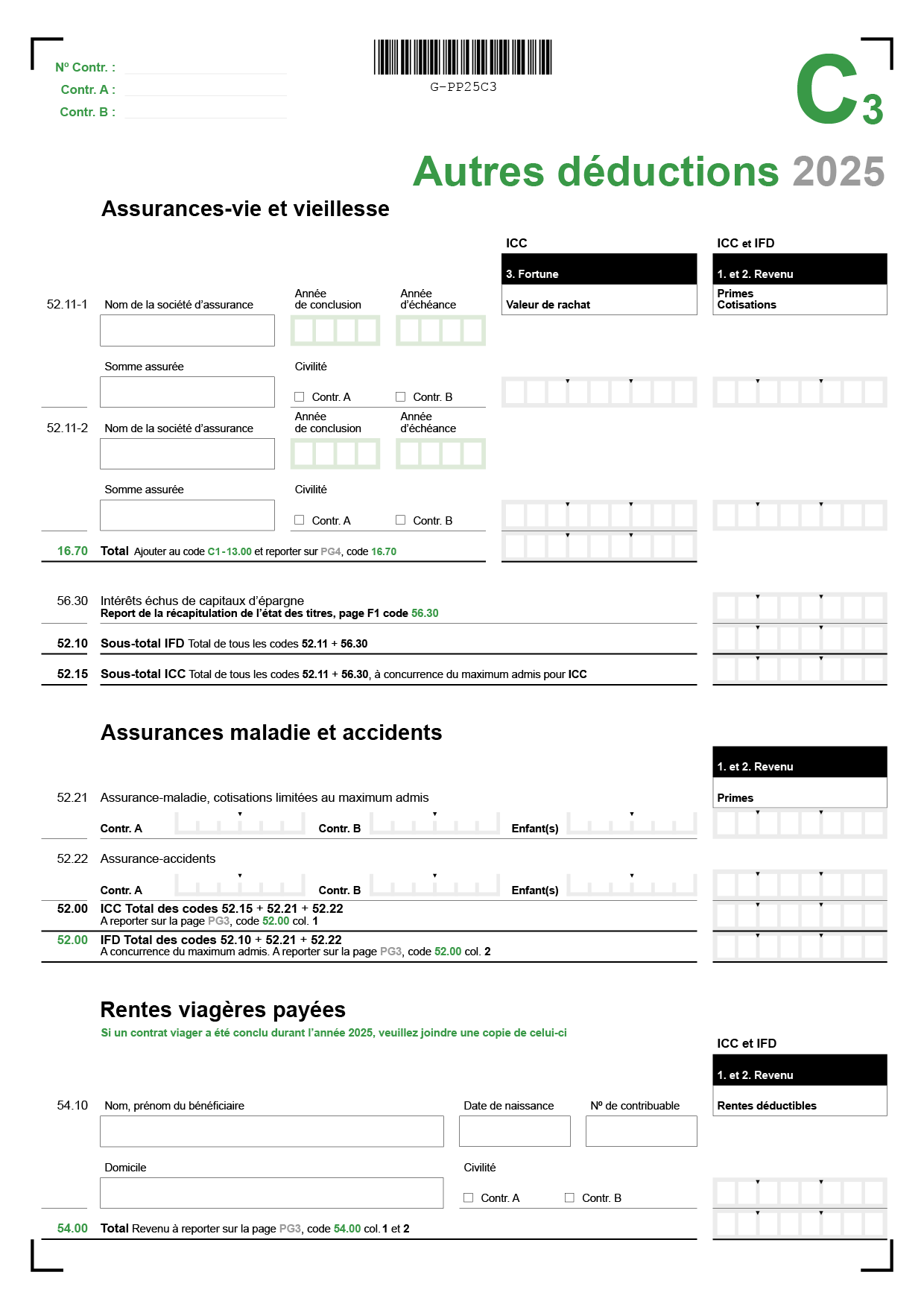 Autres revenus et fortune 3